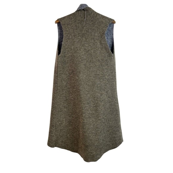 Anthropologie Two-Tone Gray and Brown Cardigan - Picture 4 of 11